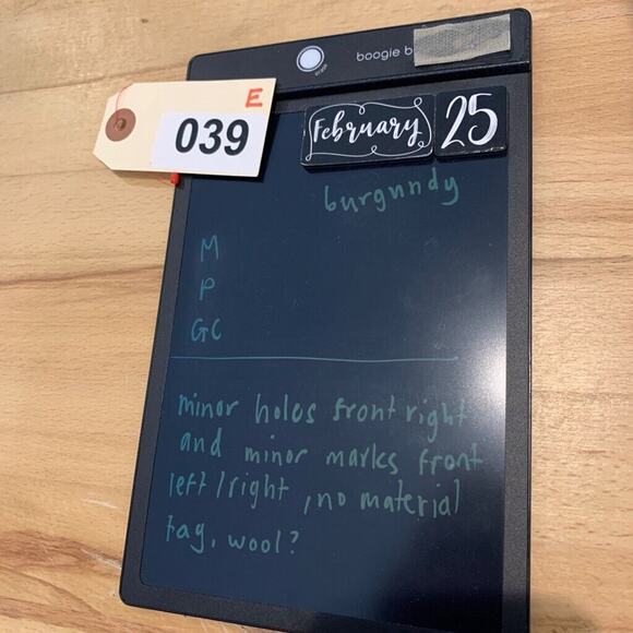 Neiman Marcus Sweater Mens 52 Burgundy Wool Collar Elastic Bottom Pullover *READ - Picture 10 of 11